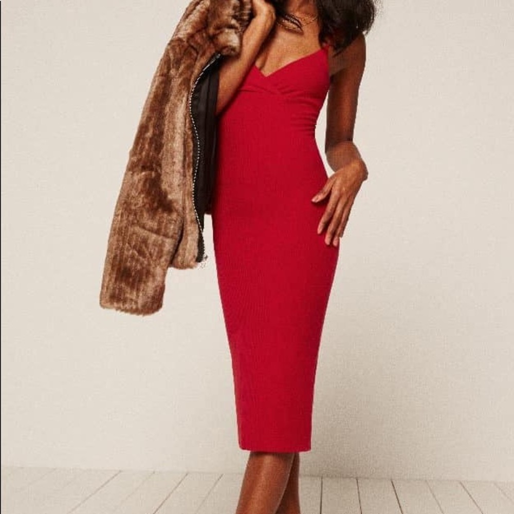 🌊REFORMATION🌊 red dress NWOT